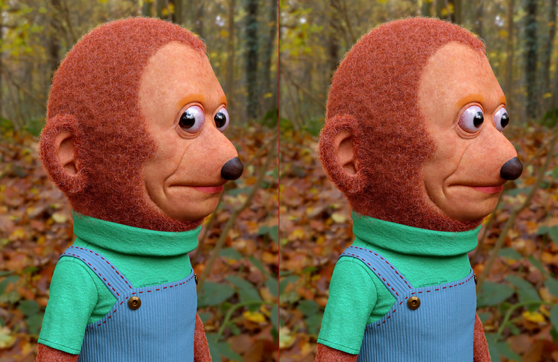 Monkey Puppet Look